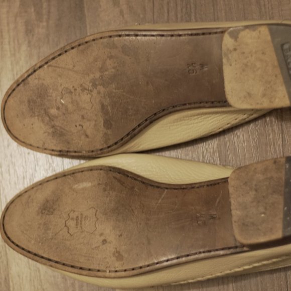 Cream 9.5 BALLY Hilo Deerskin Leather Tassel Loafers Shoes ITALY main image 8